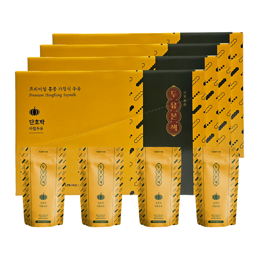 두유본색 식사대용 국산콩 무가당 단호박 두유, 40개, 190ml 92,000원