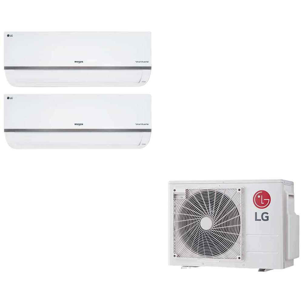 LG휘센 1등급 벽걸이 에어컨 올인원 2IN1 조합형 시스템 6평/8평/10평/13평 ND, 일반배관형, 2IN1(6평+6평) 1,660,000원