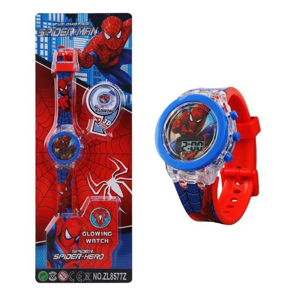 (국내당일발송) 스파이더맨 캐릭터 발광시계 5color 산리오 쿠로미 카 남아 여아 어린이집 선물 유치원 선물 생일선물 입학 졸업 선물 교회행사 선물 어린이날 선물 16,800원