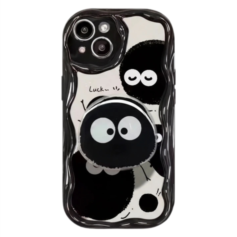 갤럭시A23 A33 A24 A34 A15 A25 A32 4G A12 블랙 먼지 숯검댕이 귀여운 그립톡 핸드폰케이스 D156 13,900원