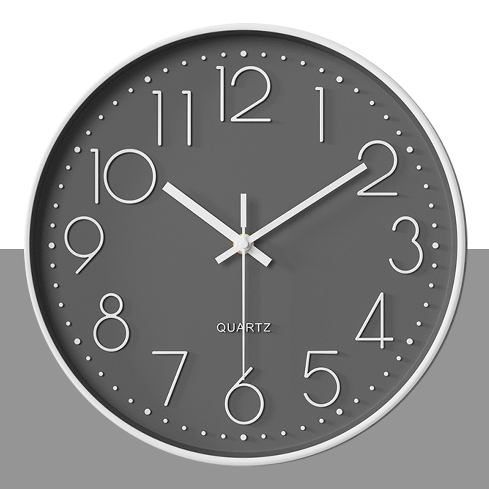 루아즈 인테리어 무소음 원형 베이직 벽시계 30cm 5,330원