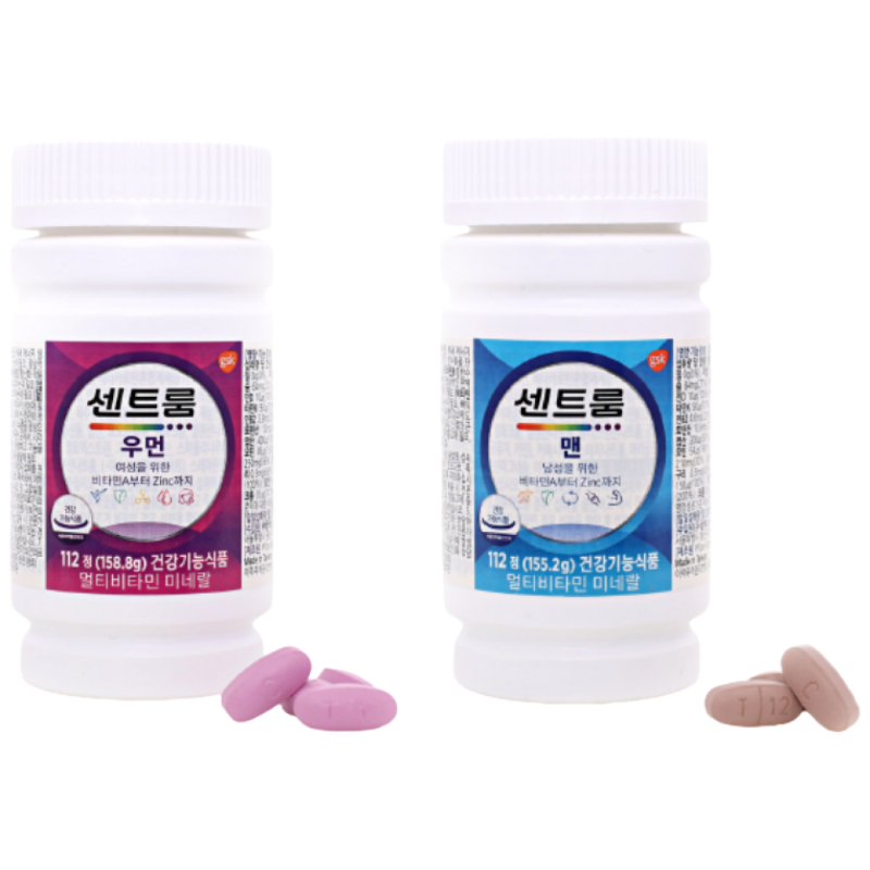 [국내배송] 센트룸 종합비타민 포맨 포우먼 112정 커플세트 코스트코 + 사은품증정 84,990원