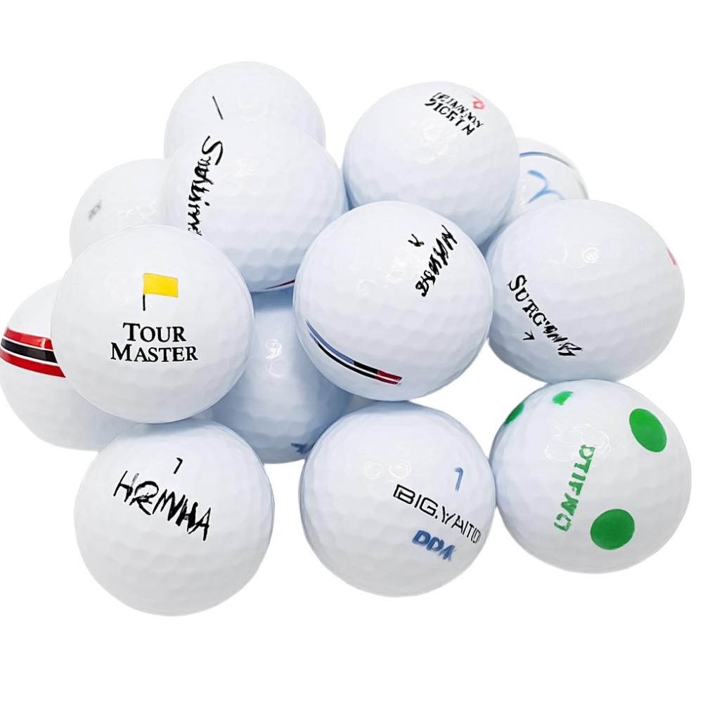 [공장직영] 일반브랜드 골프공 A+급~A-급 혼합 필드용 로스트볼, 화이트, 1개, 50개입 18,750원