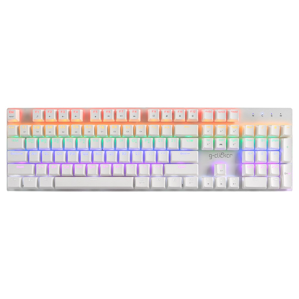지클릭커 슈퍼히어로 GK-K530 레인보우 게이밍 기계식 키보드 23,800원