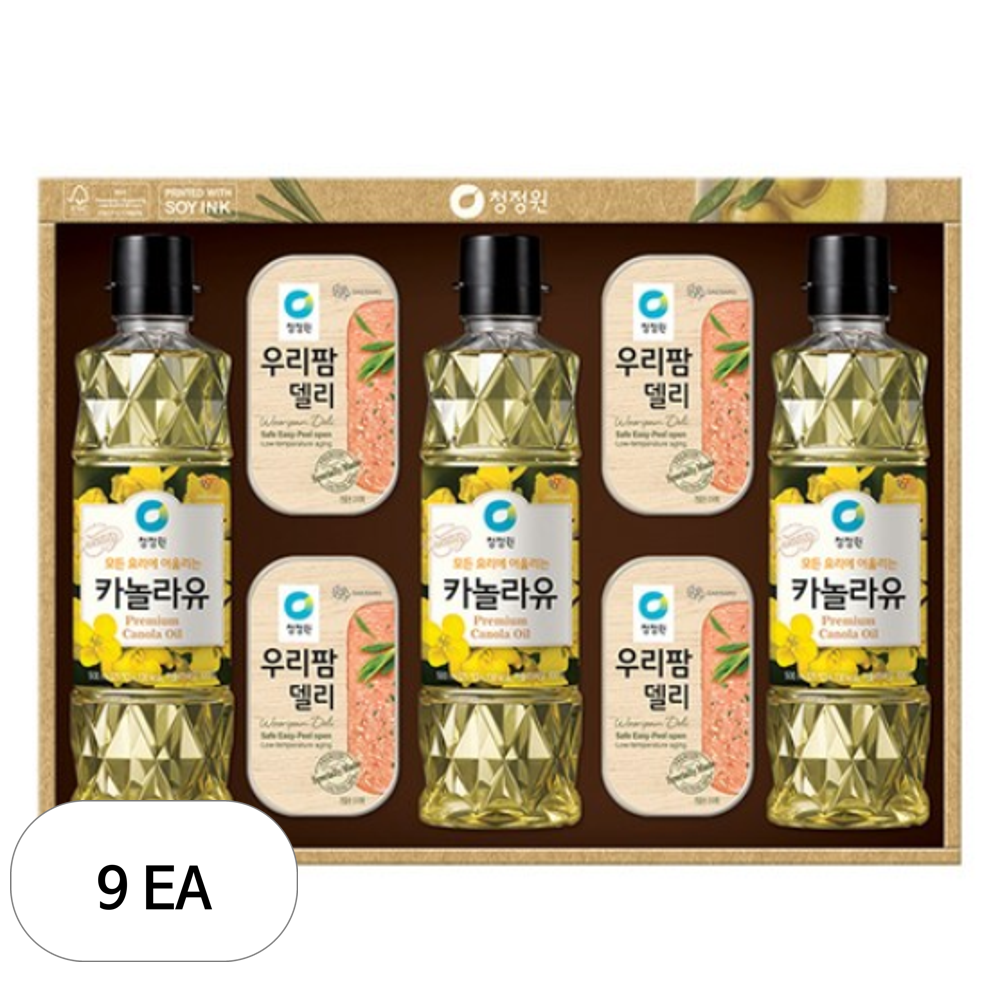 청정원 팜고급유 5호 선물세트 + 쇼핑백, 현재가 325,100원