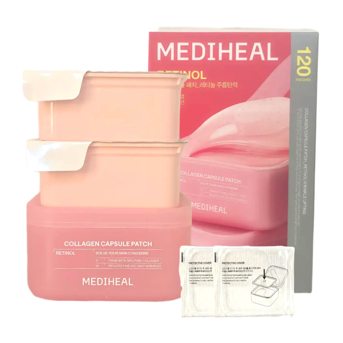 (리뉴얼) 메디힐 레티놀 콜라겐 캡슐 패치, 2개, 60개입 36,800원