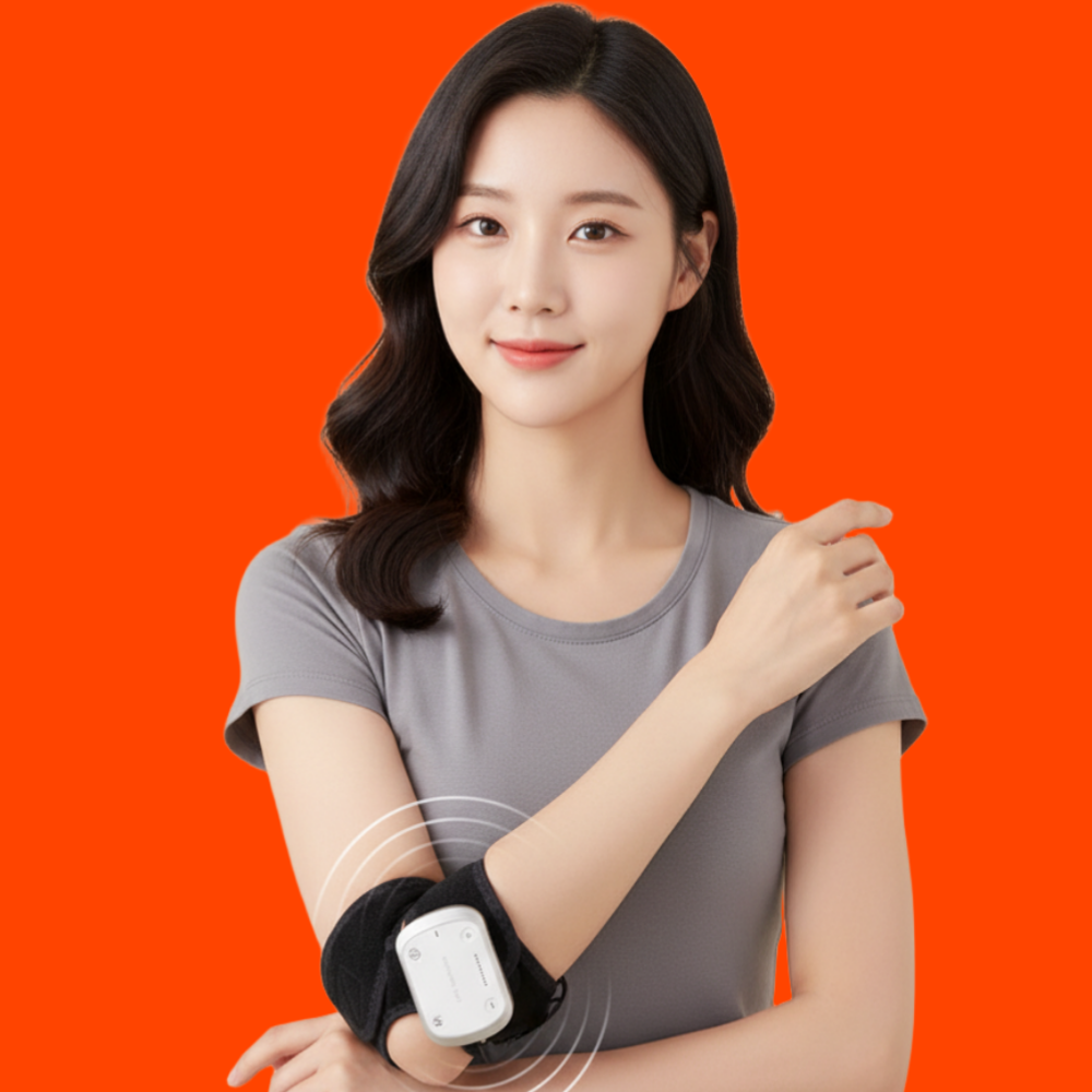 [국내생산] EMS 마사지기 팔꿈치 통증 테니스 골프 엘보 전용 팔꿈치 마사지기 엘보픽 97,000원