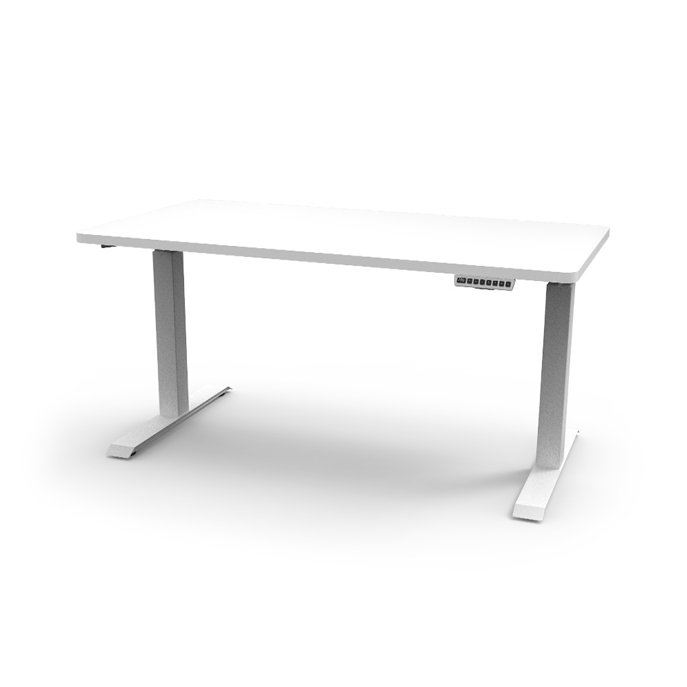 덱스탑 스마트 모션데스크 1600 화이트상판 화이트프레임 D3 전문설치 539,000원