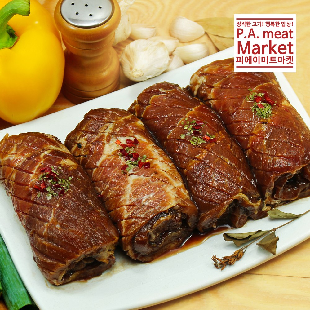 [피에이미트마켓] 멍석 돼지양념왕구이 4대 1.2kg, 1.2kg, 1개 17,400원