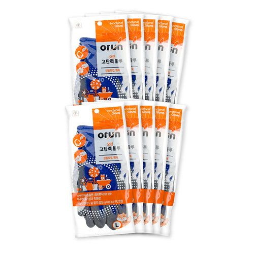 오런 고탄력블루 PU코팅장갑 11,500원