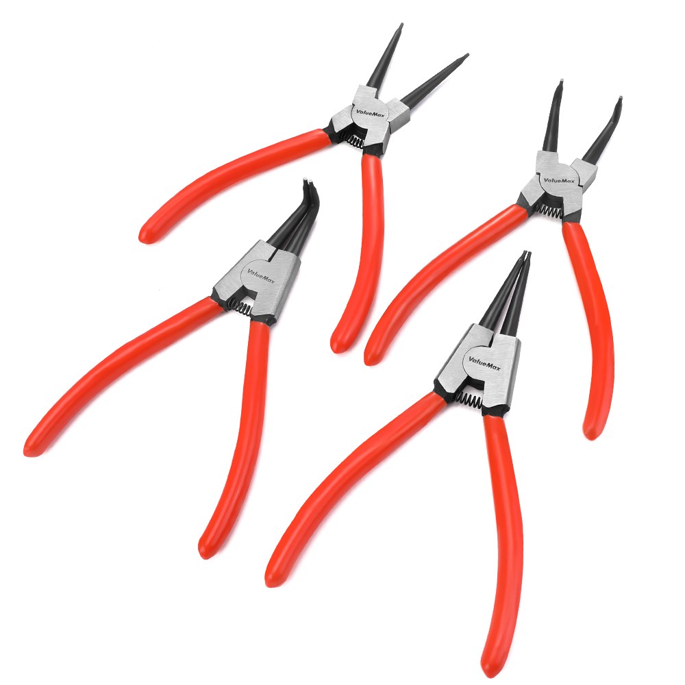 VALUEMAX 스냅링 플라이어 4P세트, 캘리퍼 세트, 롱노우즈 플라이어+구부러진 노즈 플라이어, 1개 20,900원