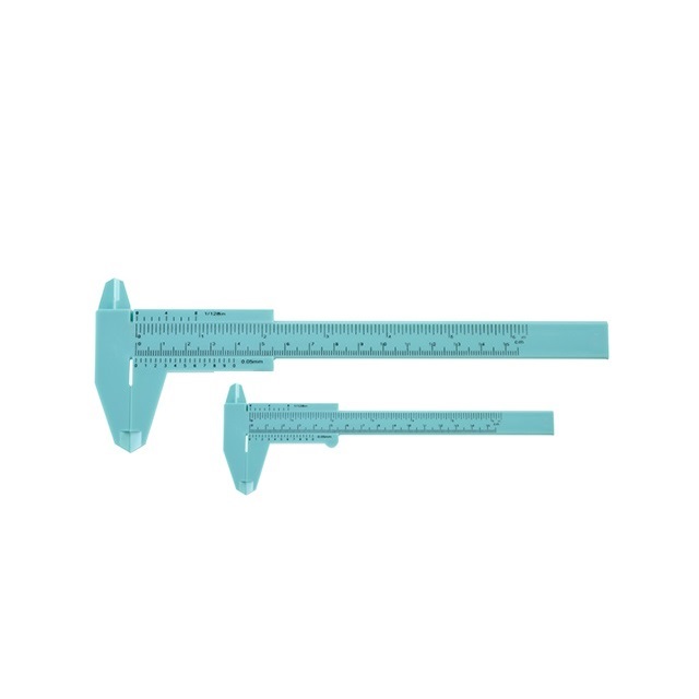 버니어 캘리퍼스 실습용 플라스틱형 측정범위 0-150MM 1,950원