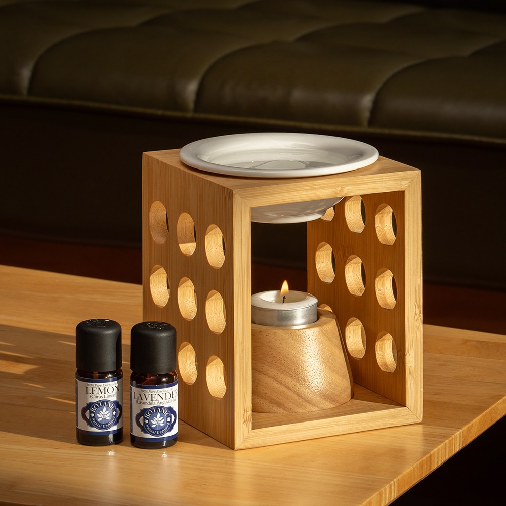 피어 우드 아로마 오일 버너 세트 (미니 캔들라이터, 쇼핑백), 1세트, 20ml, 30 로즈마리+티트리 36,000원