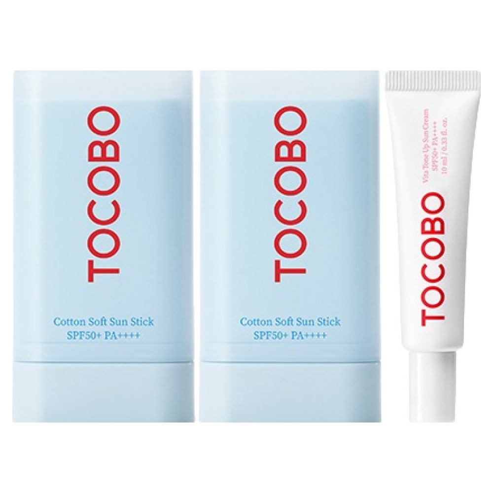 토코보 코튼 소프트 선스틱 SPF50+ PA++++ 19g x 2p + 비타 톤업 선크림 10ml 세트, 1개 27,000원