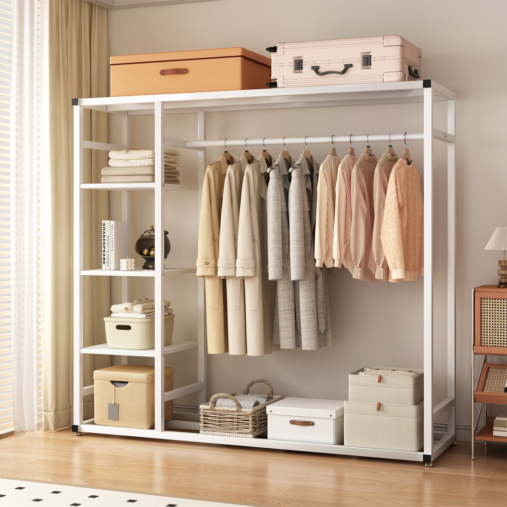 MOFINE 철제 스탠드 시스템 드레스룸 행거  수납행거 옷장행거 선반형 69,900원