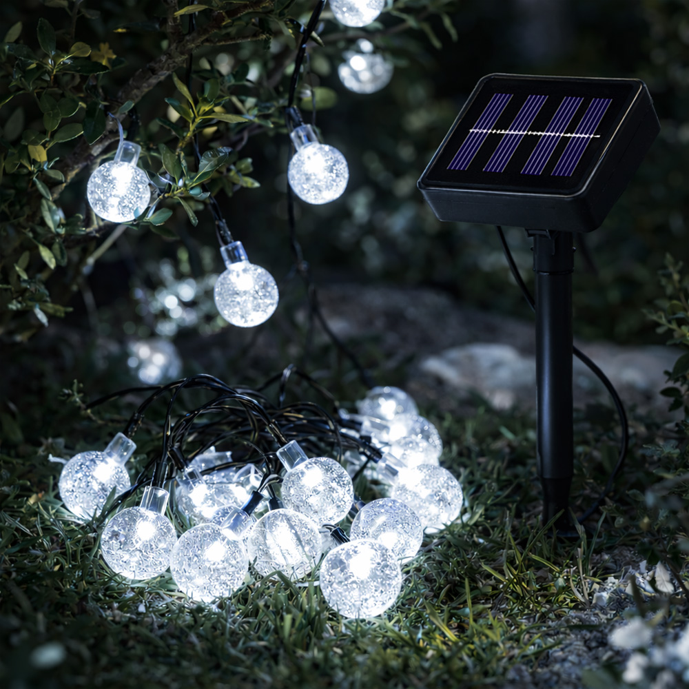 루아즈 LED 태양광 줄조명 파티라이트 정원등 5.3m, 화이트 7,000원