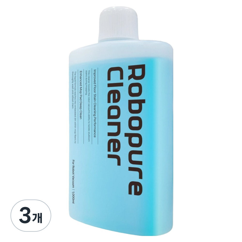 크린포유 로보락 전용 로봇청소기 호환 클리너 세정제, 1L, 3개 31,200원