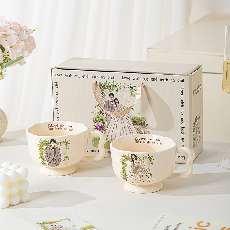 니치유 커플 머그컵 2종 선물 포장 세트 540ML 16,800원