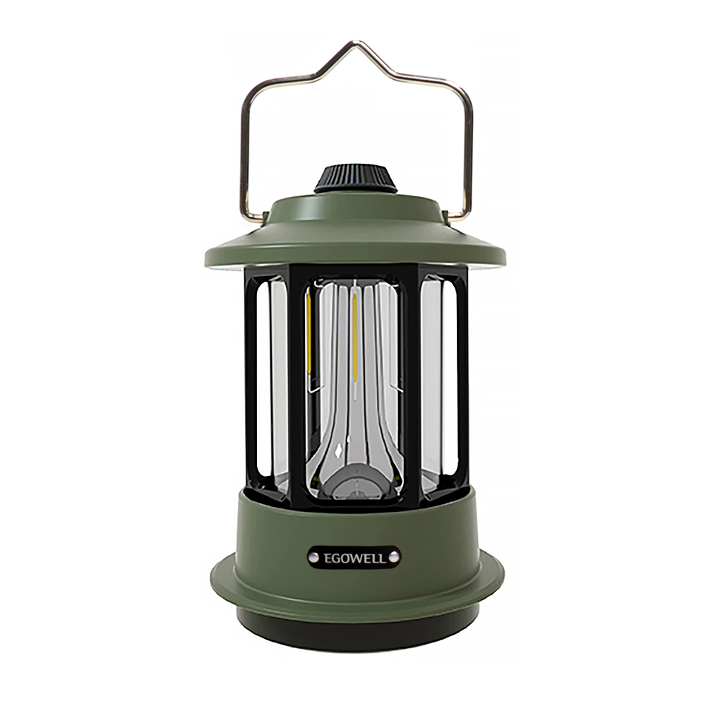 이고웰 빈티지 다이얼 감성 캠핑랜턴 충전식, 그린, 1개 19,800원