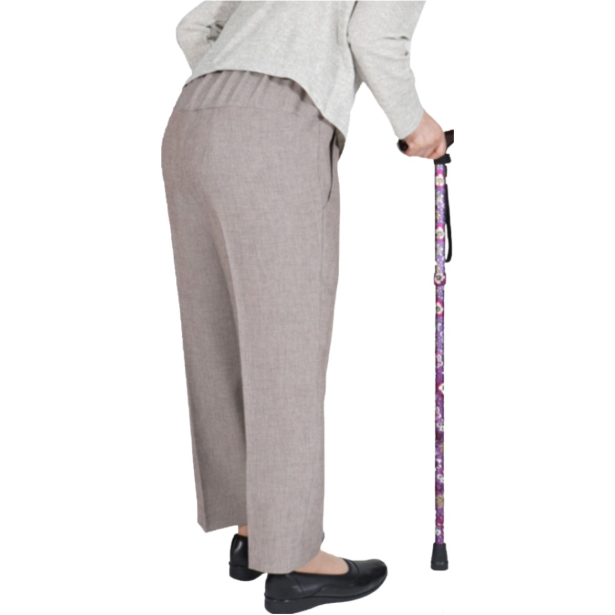 Made in Japan 여름용 허리편한 시니어특화바지 넉넉한 뒷밑위 빠른땀흡수 건조 부모님 생신 명절 선물 병원 외출용 50대 60대 70대 중년여성 엄마옷 할머니옷 9438 57,000원