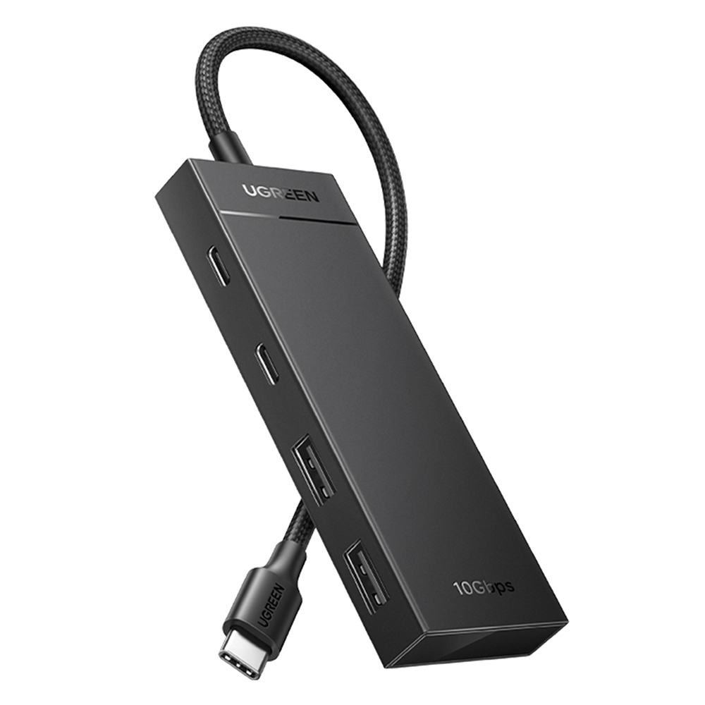 유그린 USB3.2 Gen2 10Gbps C타입 2C 2A 멀티 허브 CM806, 블랙, 1개 28,400원