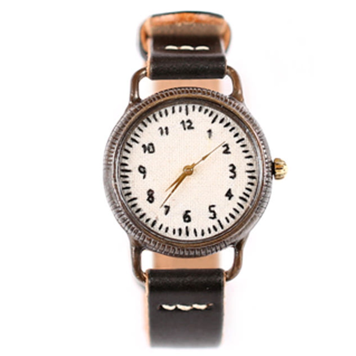 메탈엣린넨 핸드메이드 가죽밴드 여성 손목시계 YumyumBlackR 180,000원