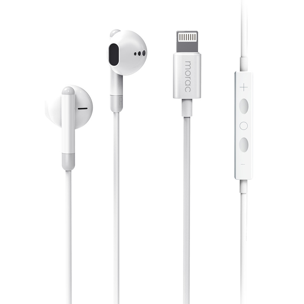 모락 글랜 라이트닝 8핀 오픈형 이어폰, MR-GLAN02, 화이트 6,710원