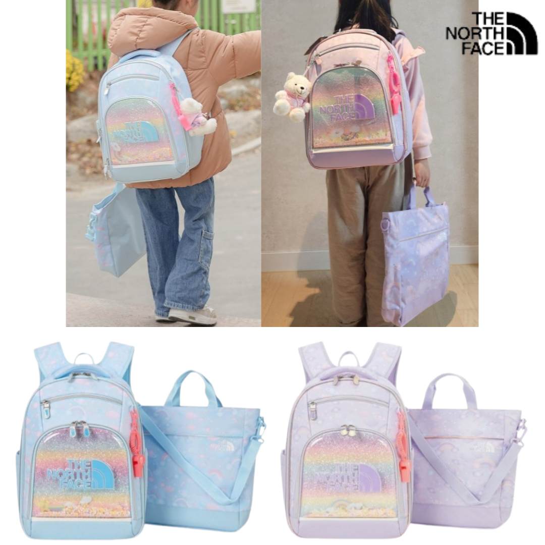 국내백화점판 노스페이스 키즈 책가방 세트 백팩 보조가방 스팽글 경량 저학년 새학기 가방 146,800원