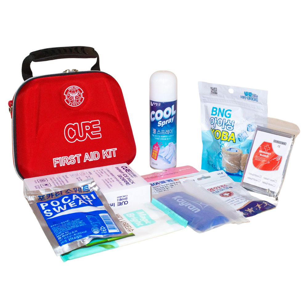 큐어메디 프리미엄구급가방 응급처치키트 여름철 무더위예방 폭염안전키트, 1개 47,900원