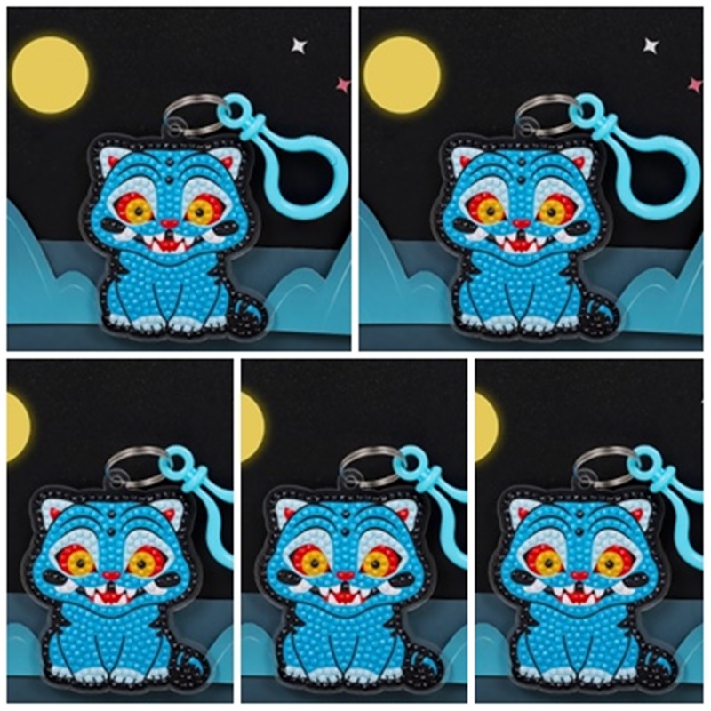 푸른 호랑이 보석십자수 키링 열쇠고리 만들기 12,500원