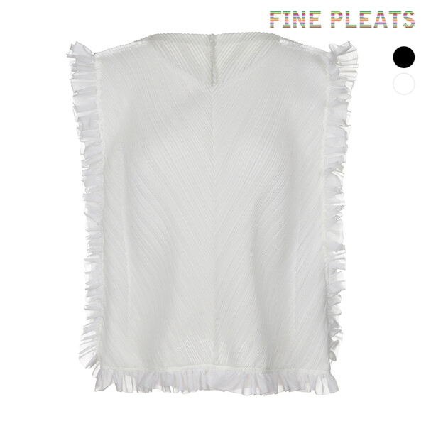 [FINE PLEATS] 피네 플리츠 슈슈 민소매 탑 [2컬러] 152,100원