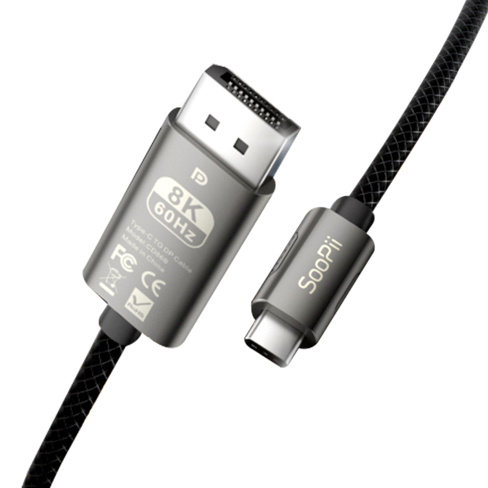 수피 USB C타입 to DP 8K 60Hz TV연결 양방향 미러링 케이블, 1개, CD86B 20,400원