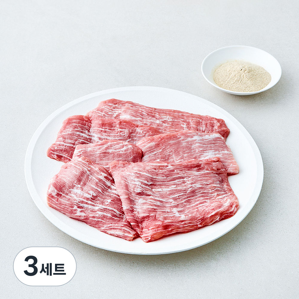 [로켓프레시] 선진포크한돈 항정살 수육용 600g + 분말스프 40g 세트 (냉장), 3세트 105,470원