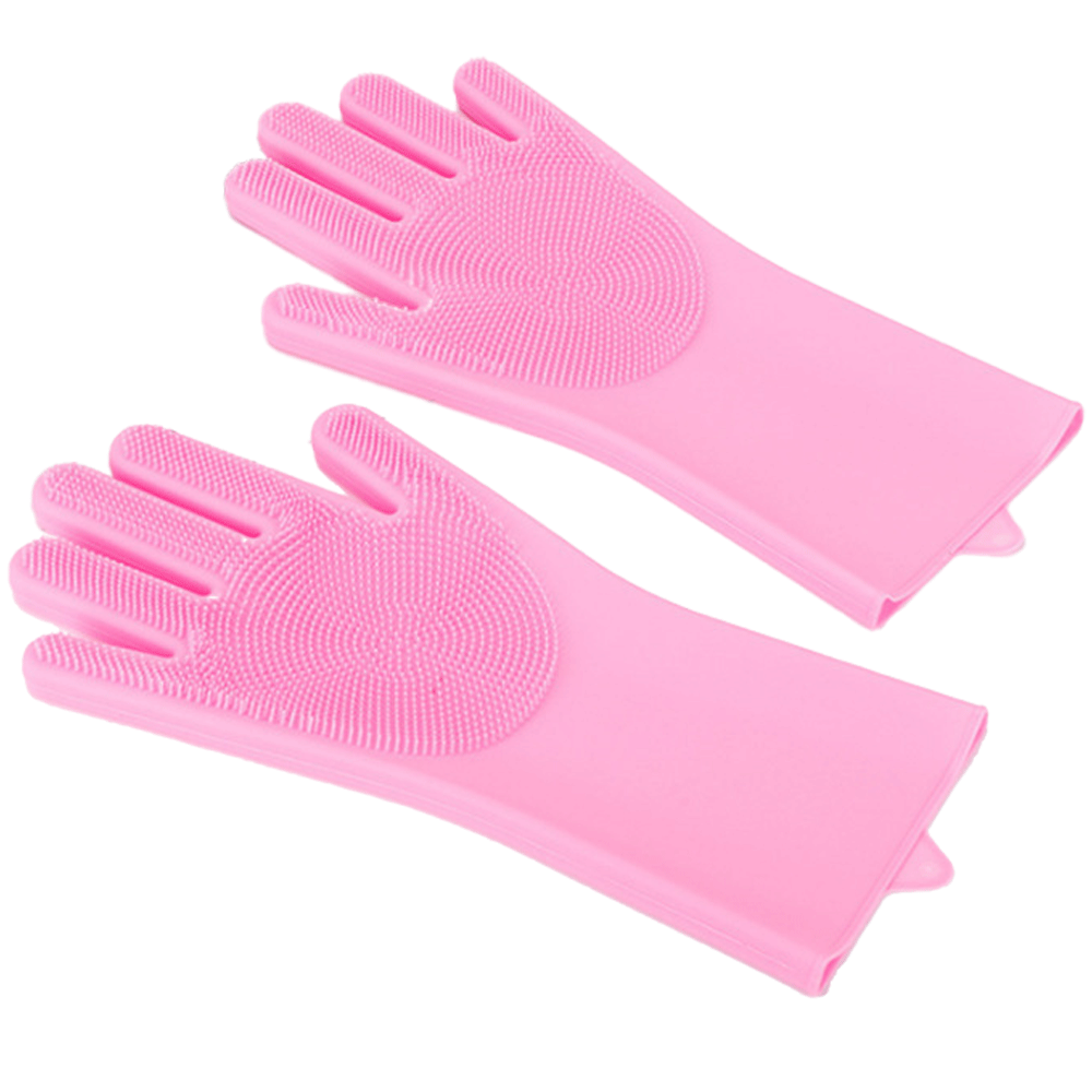 빛나는키친 내열실리콘 수세미 일체형 고무장갑 고중량 160g 21,650원