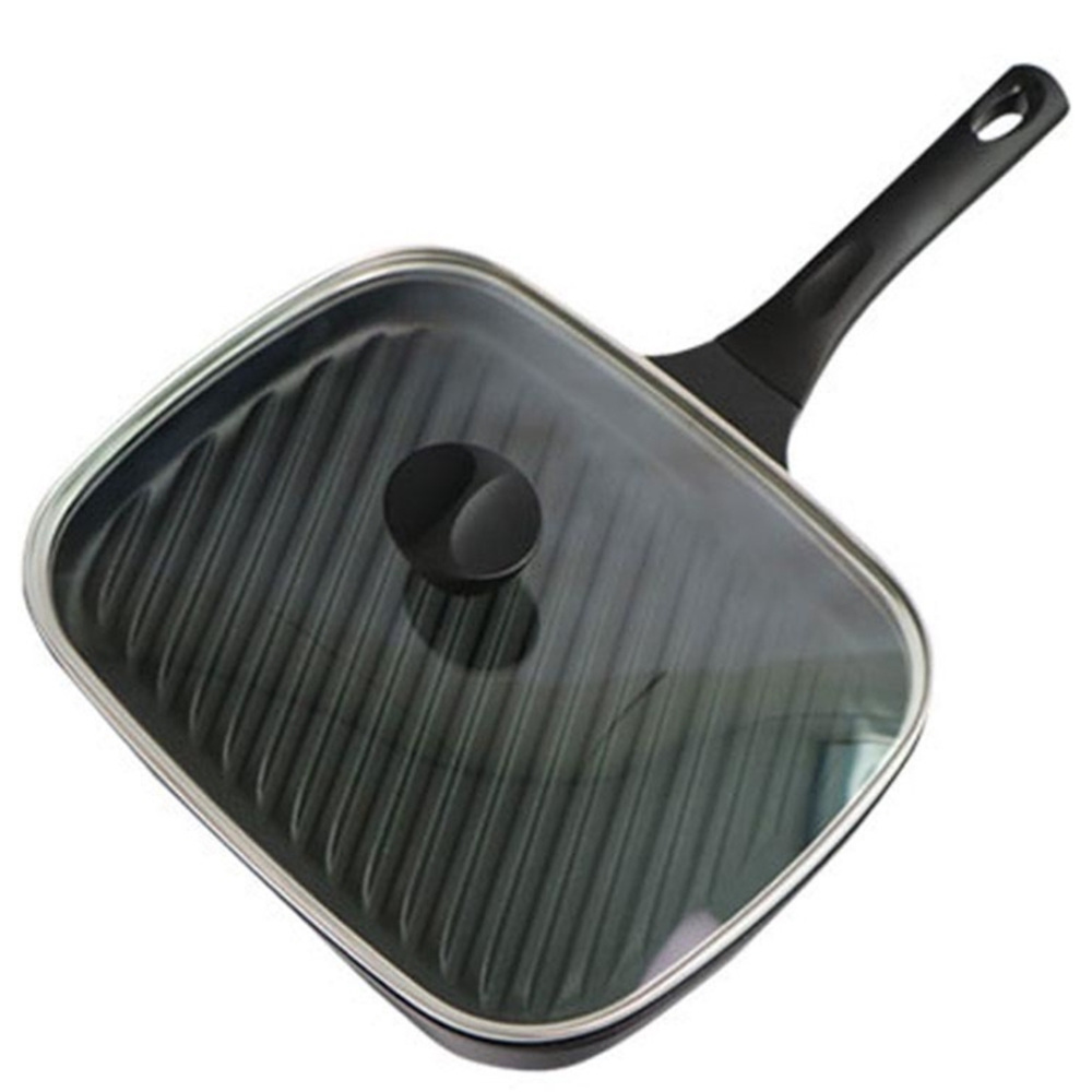 키친아트 사각 멀티 그릴팬 유리뚜껑 포함 고기 불판 가정용 철판 삼겹살 구이 캠핑 39,650원