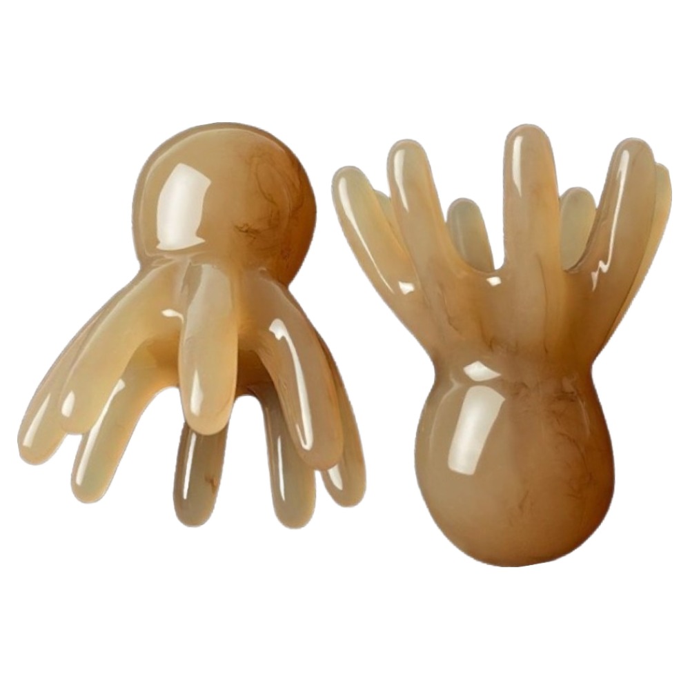 홈셀 문어 마사지 경락 천연수지 휴대용 괄사 7.5 x 6 cm 11,750원