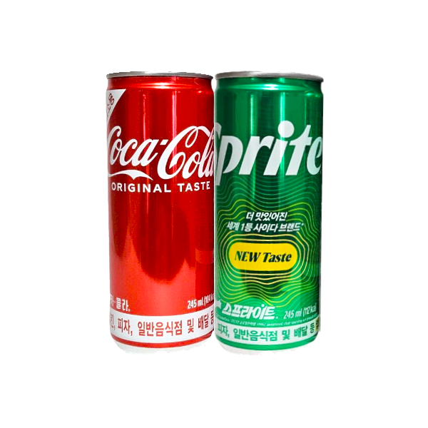 코카콜라 245ml 10캔 + 스프라이트 245ml 10캔 업소용 음료수 15,330원