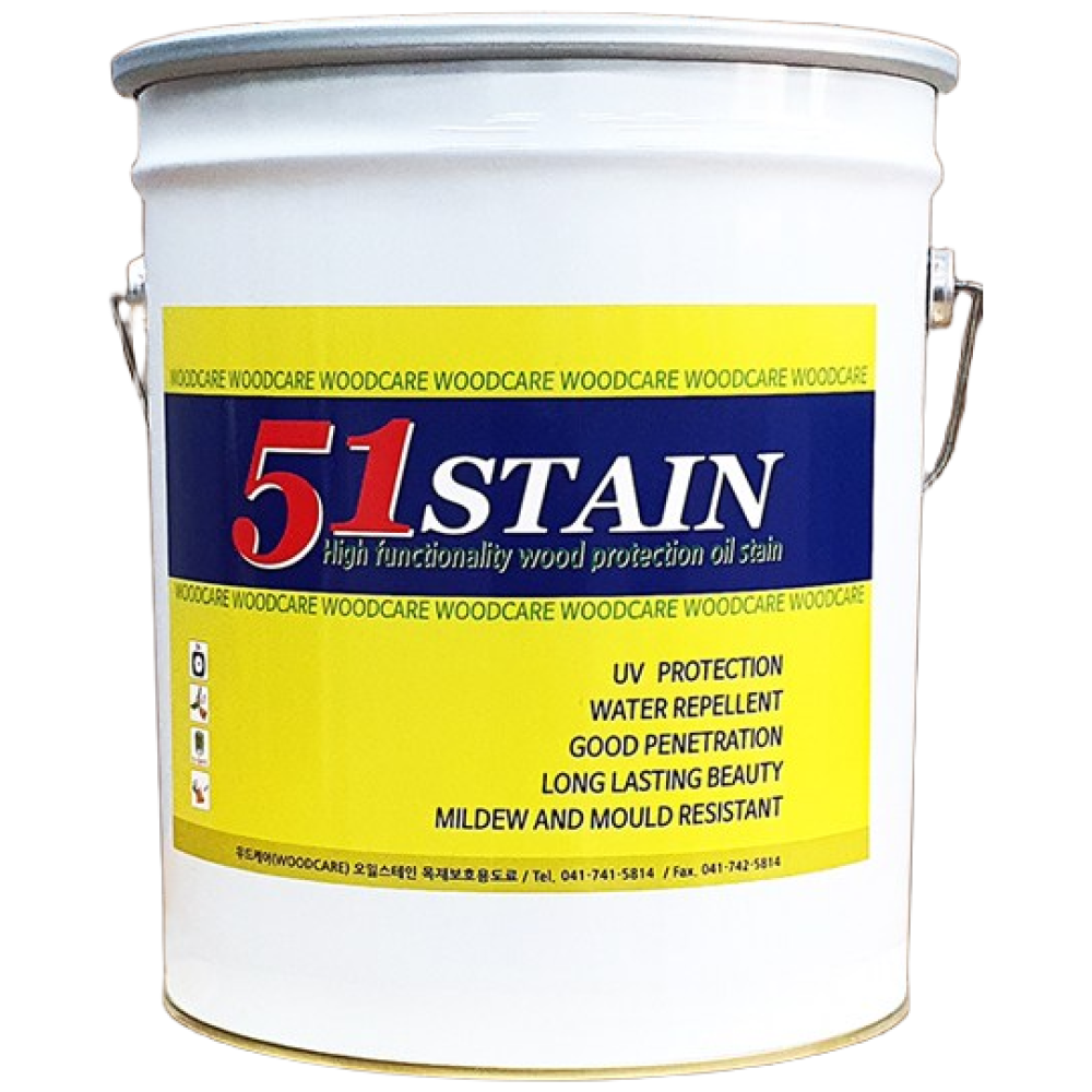 우드케어 오일스테인 51스테인 16리터 74,000원