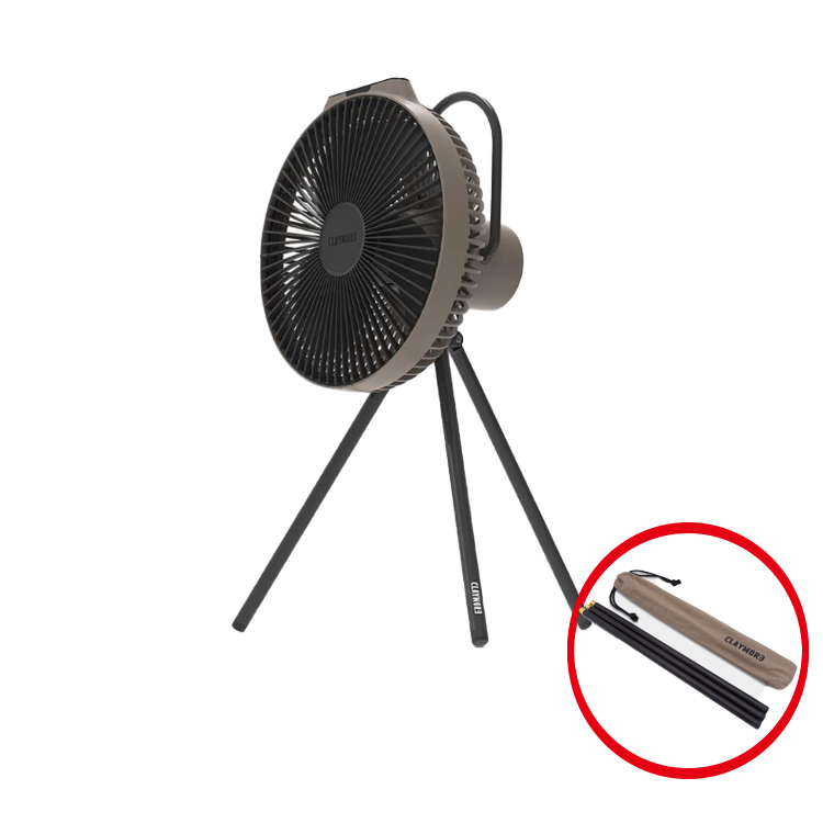 크레모아 서큘레이터 팬 CLFN V1040 WG 웜그레이 BK 블랙 텐트 팬히터 공기순환기 타프팬 실링팬 차박템 캠핑템, 현재가 108,900원