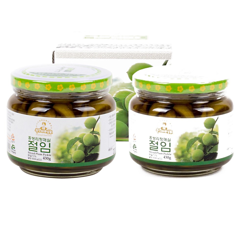 홍쌍리 청매실농원 매실절임 430g 매실장아찌, 430g, 2개 34,990원