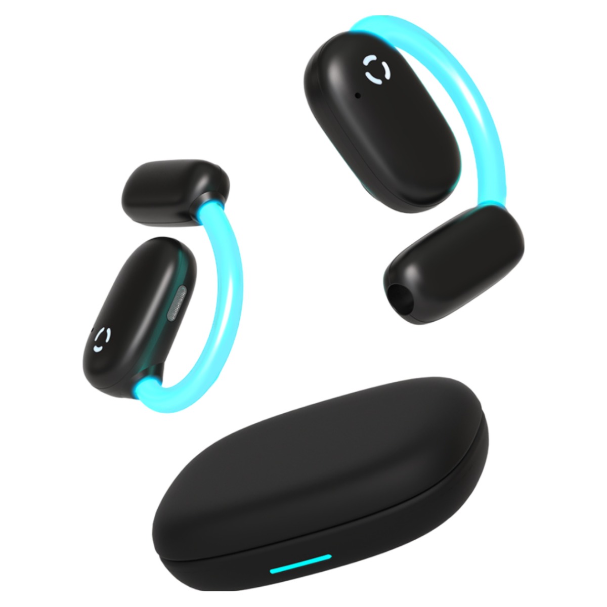 엠지텍 오로라에어 오픈형 이어폰 골전도 대체 무선 블루투스 LED 라이트 이어폰 129,800원