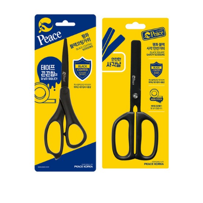 피스코리아 평화 블랙 코팅 가위 + 블랙 사각 가위 37,890원