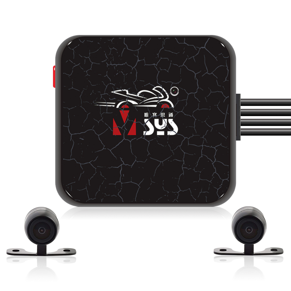 [VSYS공식] VSYS D6RL WiFi 오토바이 블랙박스 2채널 방수 1080P 야간 비전 카메라 자전거 스쿠터 바이 블랙 박스, D6RL 110,350원