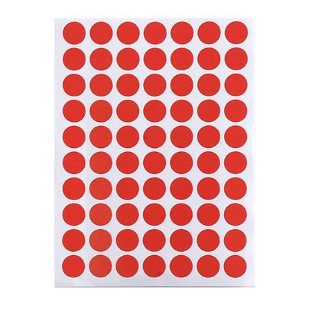 LOZY 10mm 방수 원형 스티커 컬러 라벨 분류 표시 정리 다이어리 네임 라벨(10매입), 2세트 13,900원