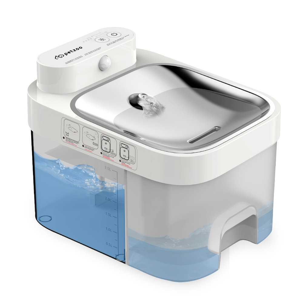 펫쭈 강아지 고양이 필터 없는 스마트 정오수 자동급수기 정수기 61,650원