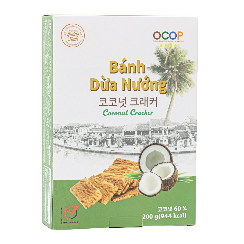 베트남 다낭 찹쌀 코코넛크래커 15개입*4박스, 4개, 200g 12,800원