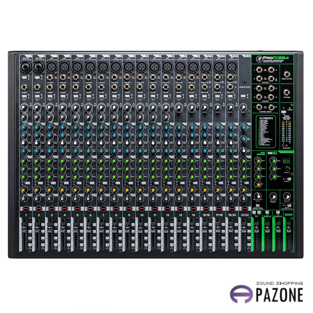 맥키 ProFX22v3 아날로그 믹서 1,730,000원