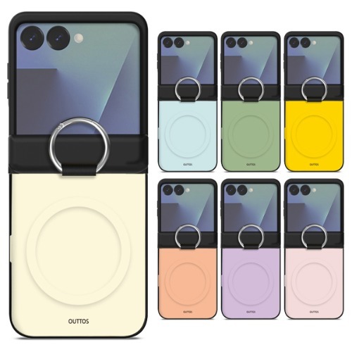 Z플립7 (F766) 오토스 파스텔 고리형 힌지 보호 맥세이프 호환 카드 도어 범퍼 케이스 핑거링 제트플립7 23,900원