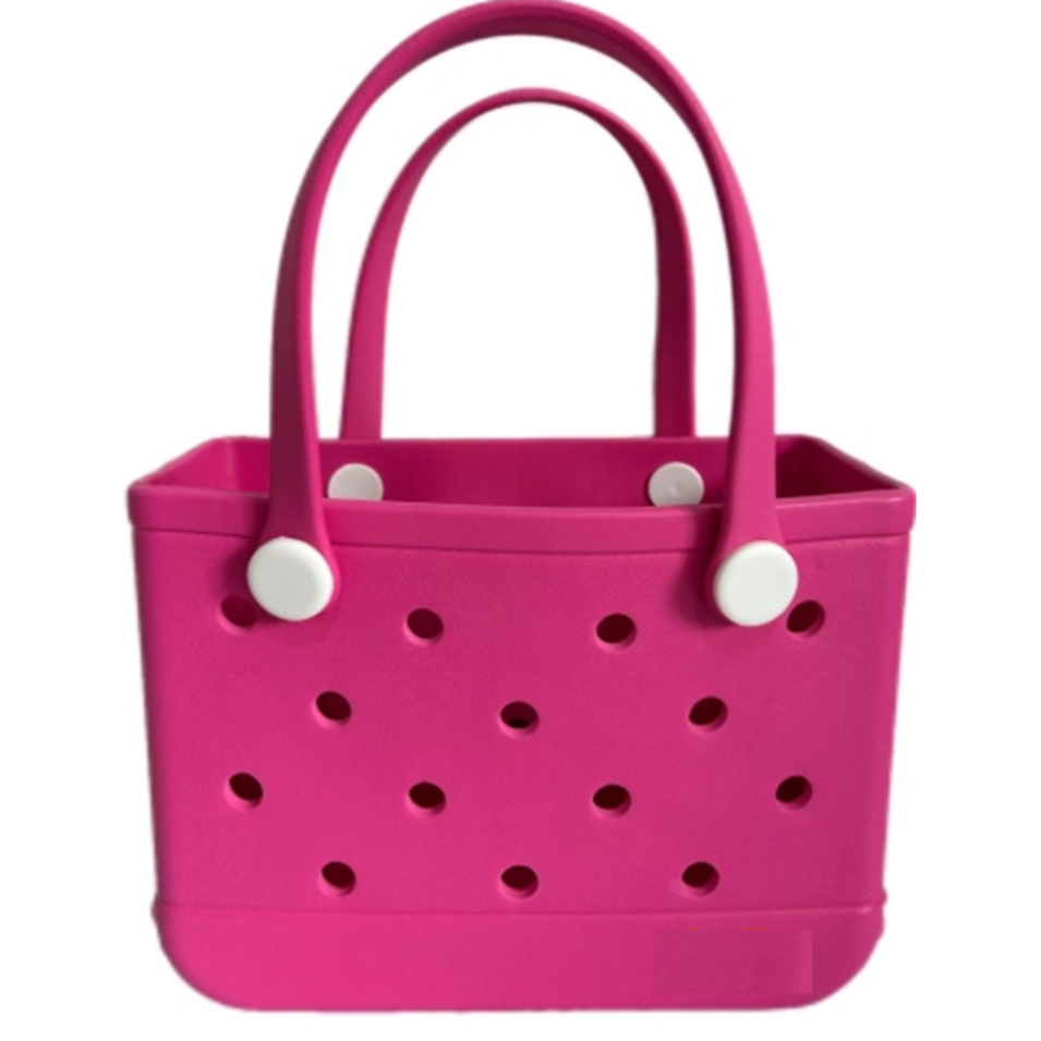 물빠지는 실리콘 목욕바구니 젤리백 아쿠아가방 수영가방, 핑크 12,800원