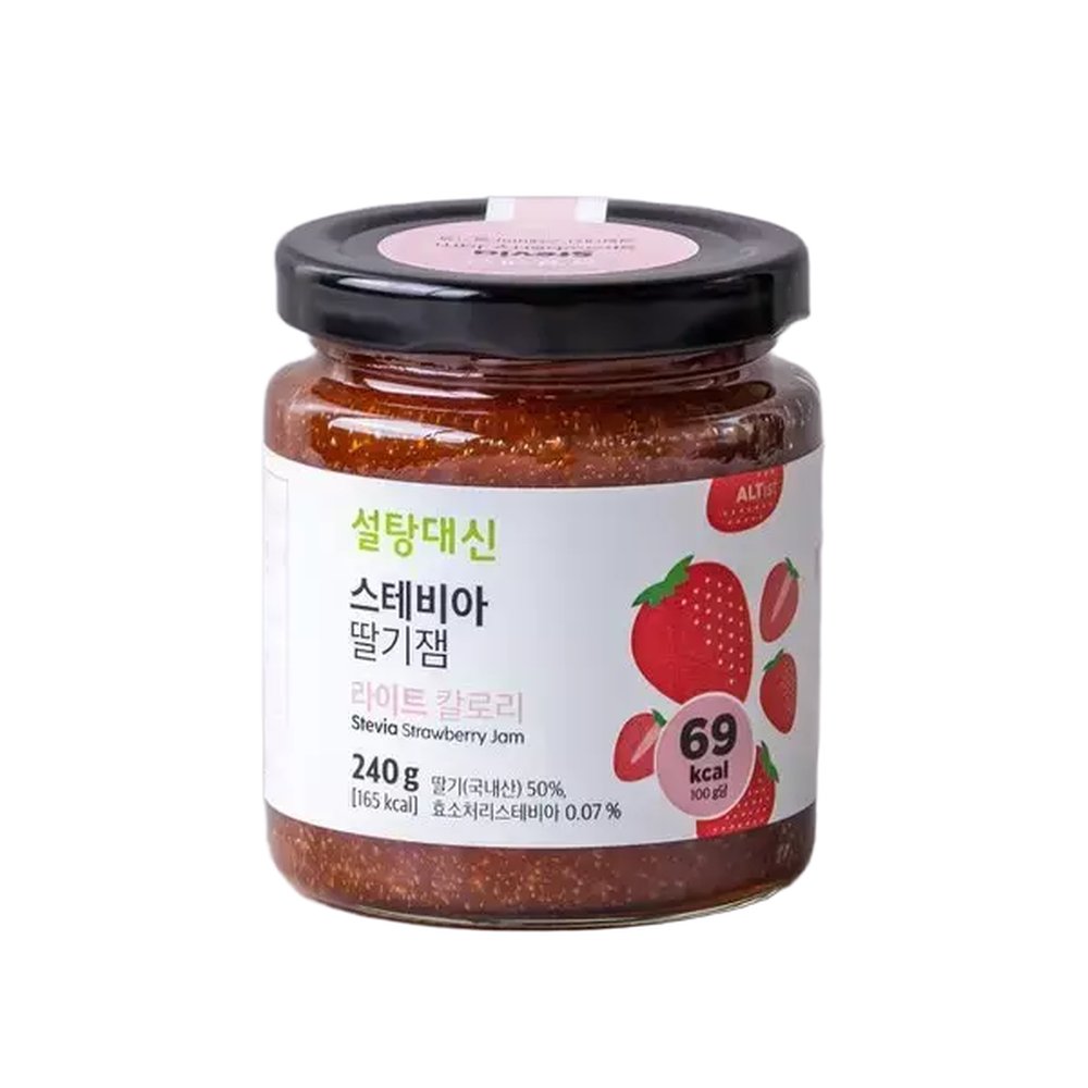 설탕대신 스테비아 딸기잼 240g 25,150원
